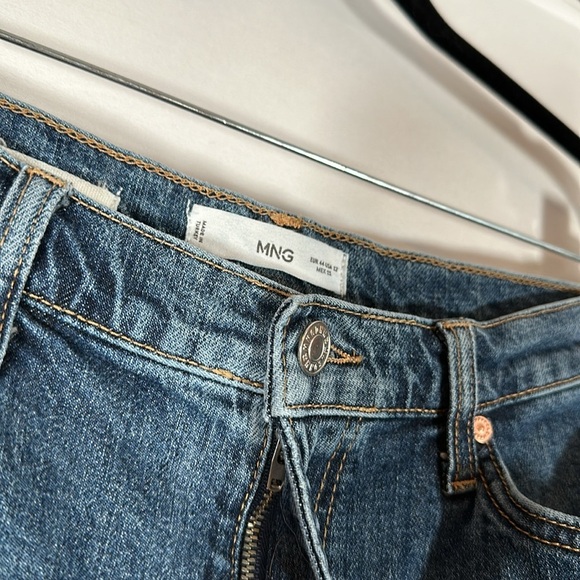 MNG Mango Claudia Medium Wash Cropped Jeans - Picture 4 of 8